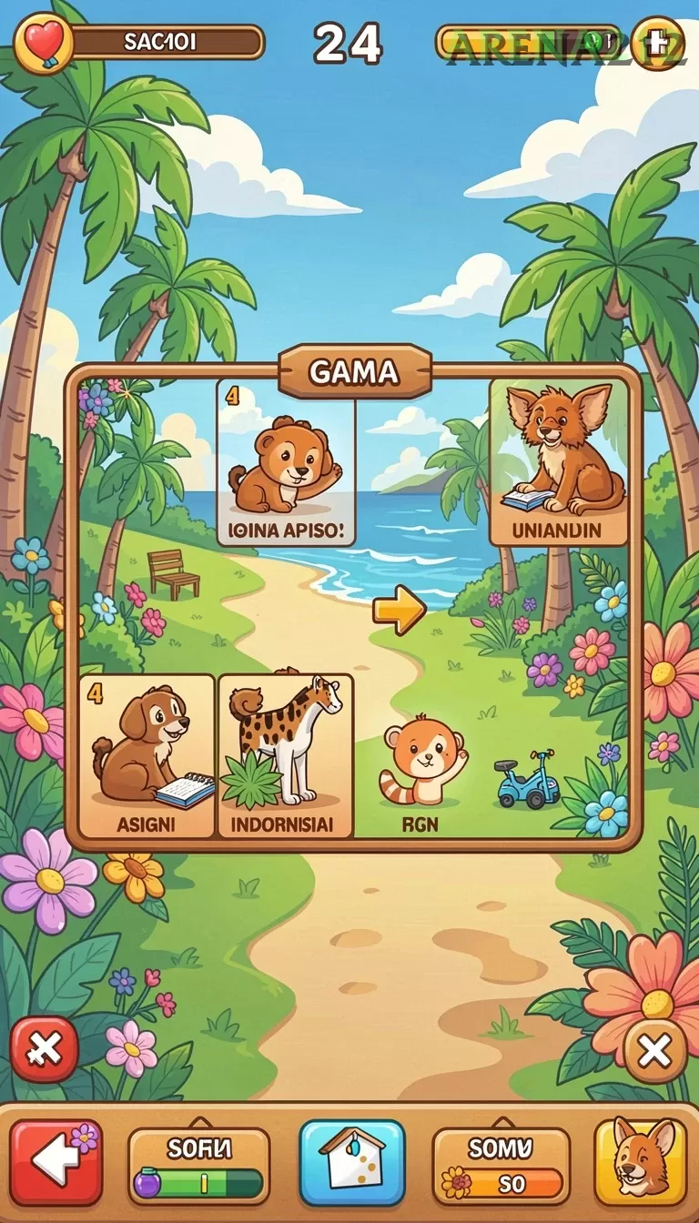 Cuplikan layar OLXSLOT — menu navigasi