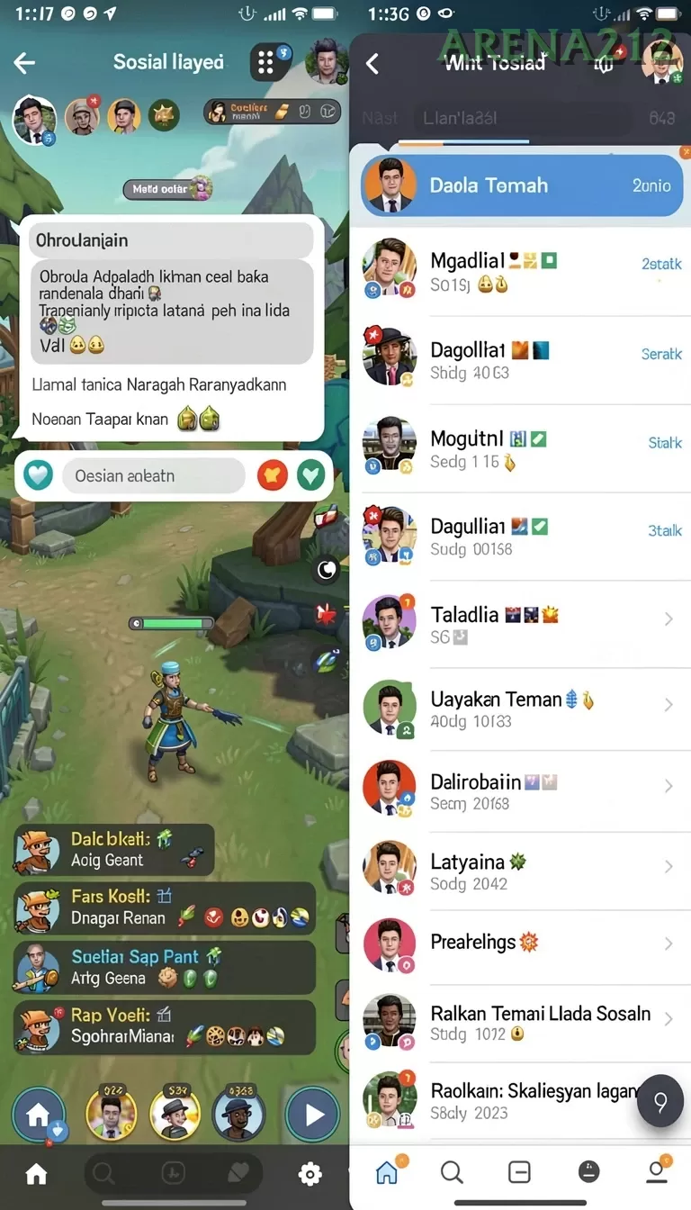 Cuplikan layar ZZ4D — menu navigasi